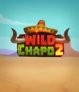 Experience the vibrant Mexican desert with the Wild Chapo 2 game by Relax Gaming, featuring a whimsical bull wearing a sombrero against a serene desert backdrop. This image captures the excitement and culture of the game, perfect for those who love culturally inspired slots, providing a entertaining play experience.